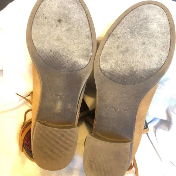 Sugar Leather Upper Boots Women Size 8/9M - Picture 4 of 7